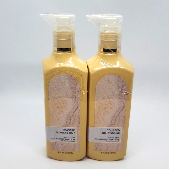 White Barn Other - NEW Bath & Body Works Sale Toasted Honeycomb Cleansing Gel Hand Soap x2